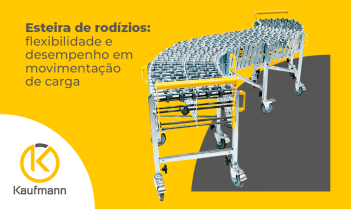 Esteira de rodízios MOVEFLEX®: flexibilidade e desempenho em movimentação de carga