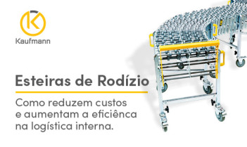 Como as esteiras de rodízios reduzem custos e aumentam a eficiência na logística interna